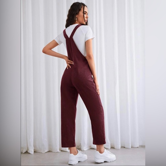 Shein corduroy pocket front Overall Jumpsuit 🌺 - Picture 4 of 6